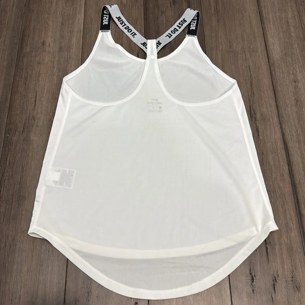 Nike‎ White Racerback Sleeveless Tank Top